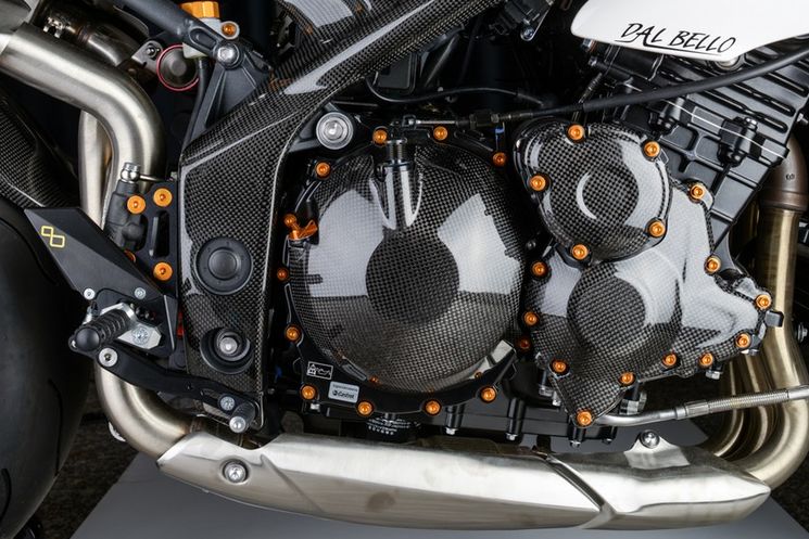 Visserie moteur - cadre ERGAL anodisé - par moto - LIGHTECH 