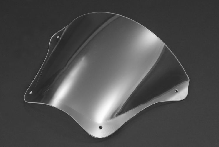 Bulle SBK Plexiglass  CARBONIN - KAWSAKI ZX10R 2011-2014 - Spécial pour Tête de fourche type SBK