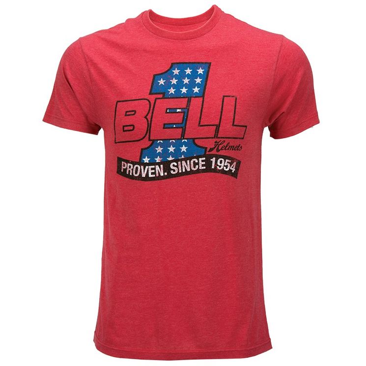 Tee-shirt BELL 1 rouge - Café Racer -