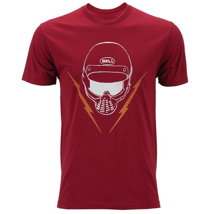 Tee-shirt BELL Facemask Cardinal - Café Racer -