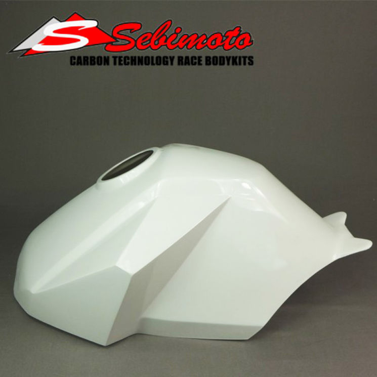 Couvre réservoir Sebimoto KTM RC8 R - finition gel coat blanc