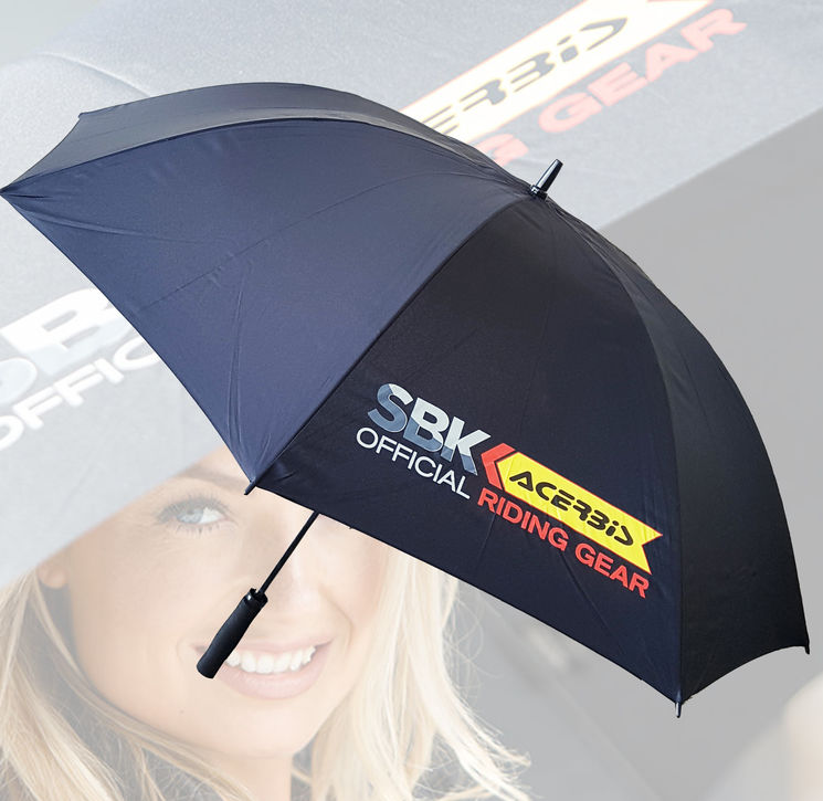 Parapluie WSBK ACERBIS noir - Umbrella paddock