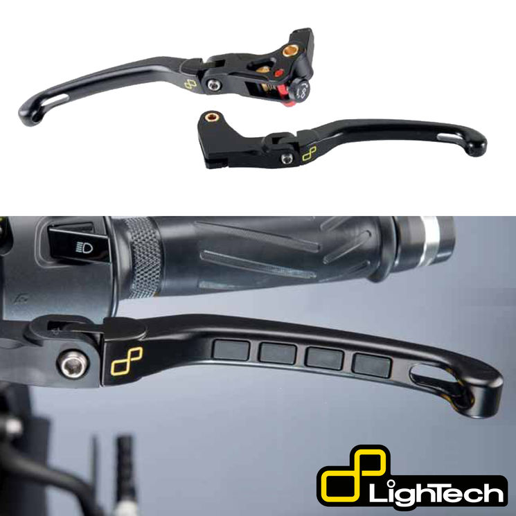 Kit Leviers Lightech - DUCATI Diavel - Monster 1100 - Monster 1200/R - frein + embrayage repliables