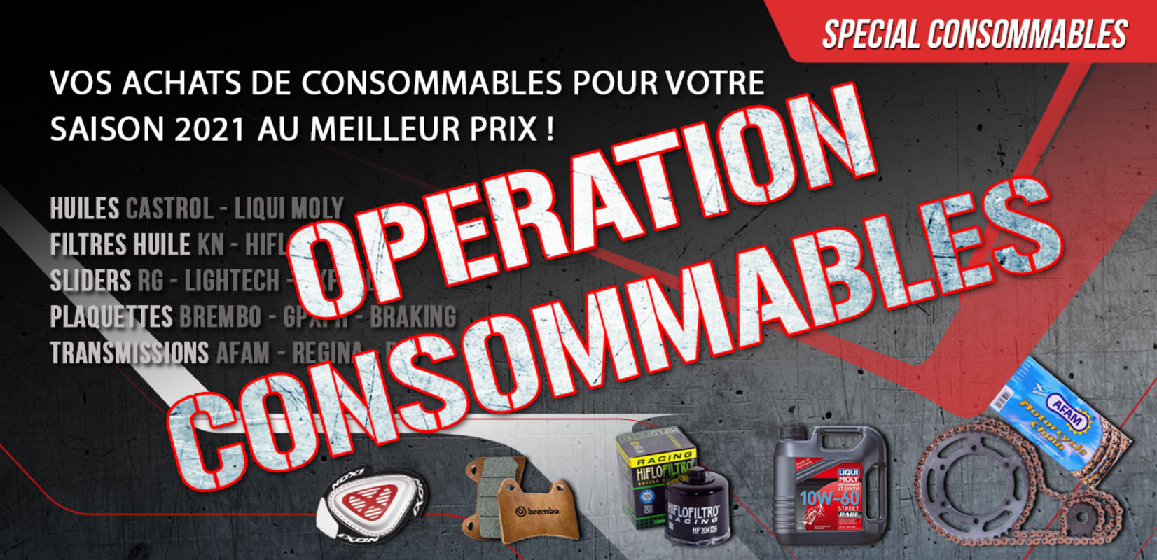 Opération consommables