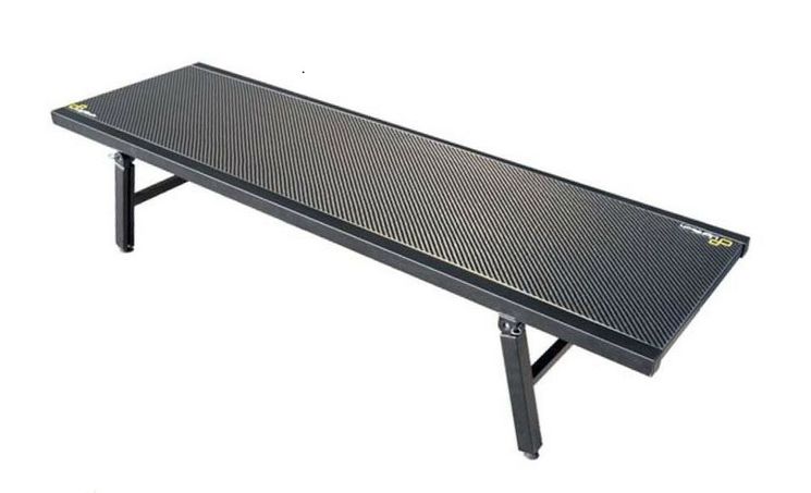 Table élévatrice porte moto LIGHTECH - Surface en carbone - 2100 x 650mm