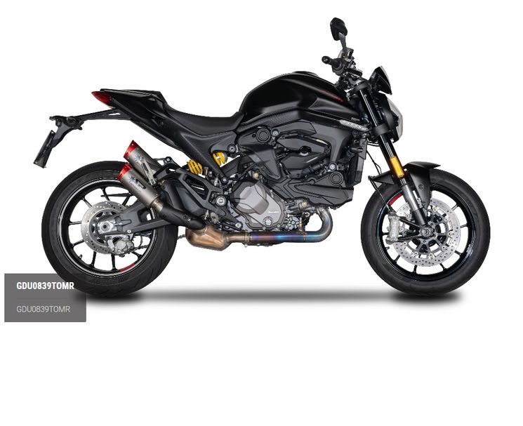 SPARK - Silencieux EVO V - Ducati Monster 937 - Homologué - Rouge