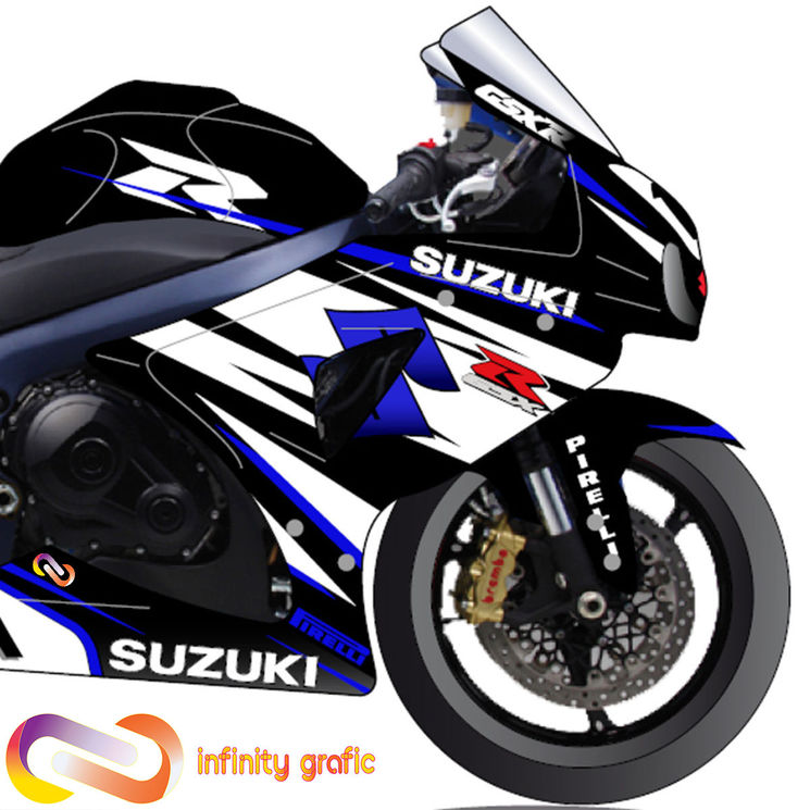SUZUKI GSX-R 1000 2009-16 - KIT DECO INFINITY GRAFIC V.1