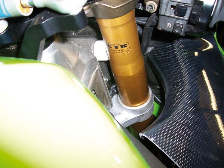 Tampons de protection de butée de direction RG - Kawasaki ZX6R 03-04 ZX10R 04-05 08-09