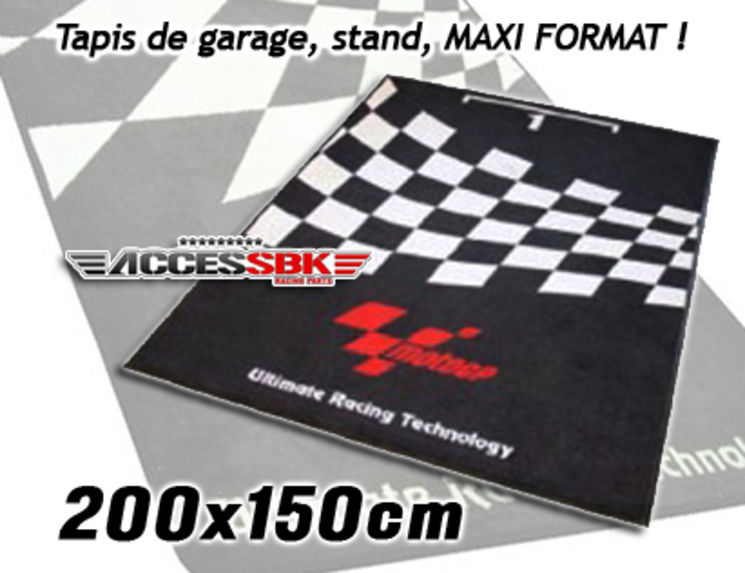 MotoGP tapis de stand MAXI FORMAT - 180cm x 103cm