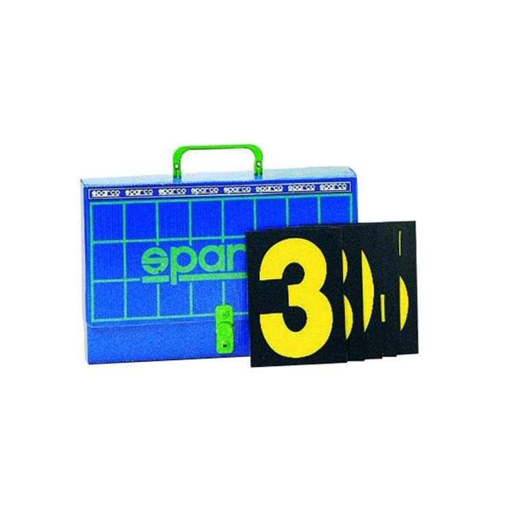Kit de numéros et symboles pour  panneau SPARCO