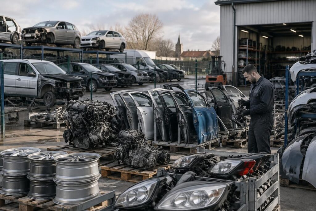 à nieppe, delhem casse auto propose des pièces détachées d’occasion et le recyclage de véhicules, une solution pratique et responsable pour votre voiture.