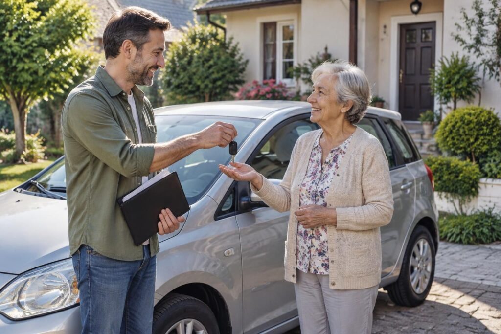 découvrez les démarches pour donner votre voiture à une personne âgée, les documents à prévoir et les avantages de cette donation.