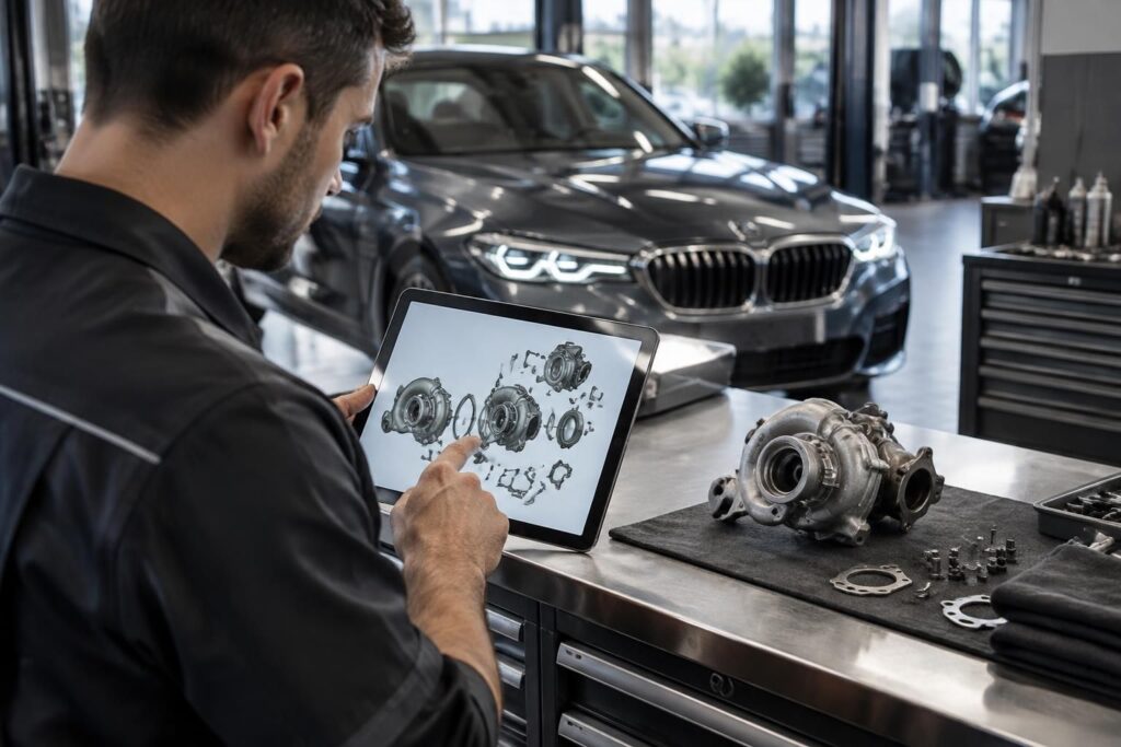 avec realoem bmw, identifiez rapidement la bonne pièce d’origine grâce aux références et schémas adaptés à votre modèle.